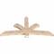 Ekena Millwork Davenport Smooth Timber Gable Bracket, Douglas Fir, 72"W x 36"H x 3 1/2"D x 5 1/2"F, 12/12 Pitch GBW072X36X0406DAV00SDF - alternate 2